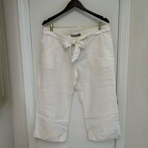 Linen Capri Pants